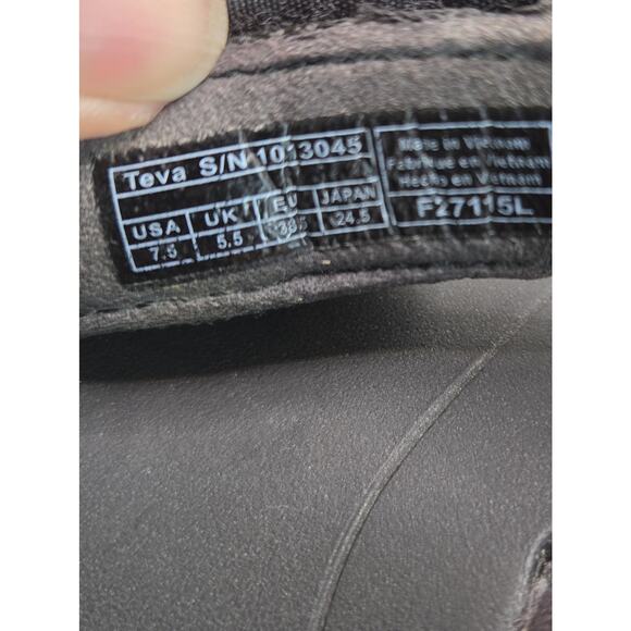 TEVA Women's Hurricane XLT2 Sandals 1013045 US Sz-7.5 Black White Aztec - Picture 7 of 8